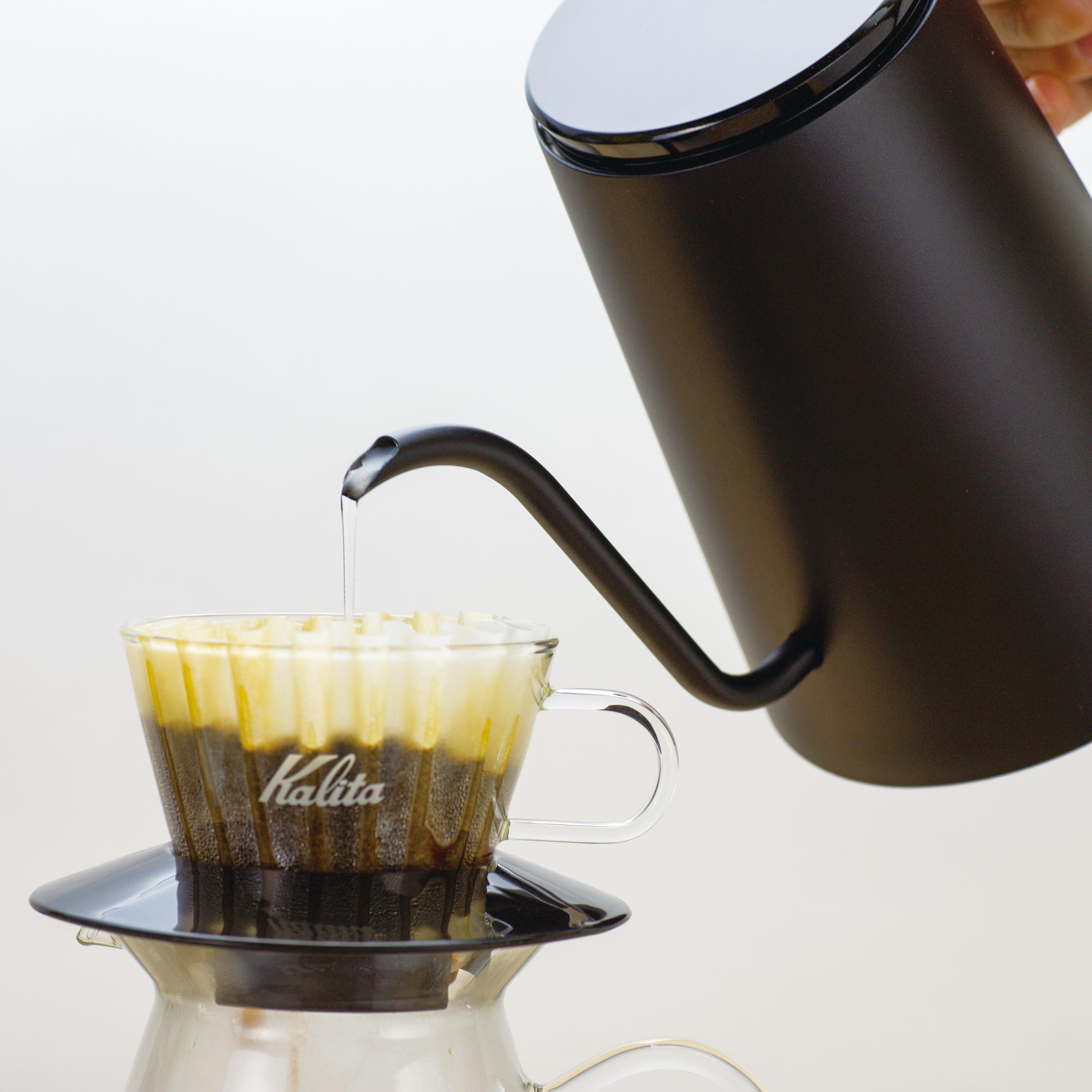 [Special order item] Kalita electric kettle KEDP-600 (silver)