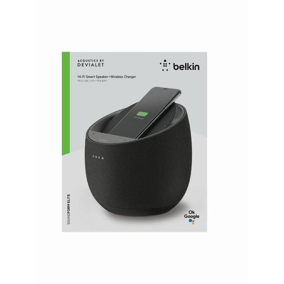 BELKIN SOUNDFORM ELITE Hi-Fi Smart Speaker Black with Wireless Charging Function G1S0001DQ-BLKJP