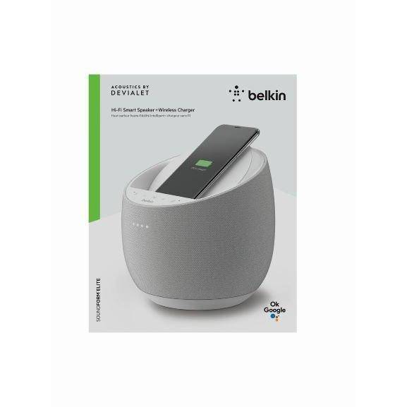 BELKIN SOUNDFORM ELITE Hi-Fi Smart Speaker White with Wireless Charging Function G1S0001DQ-WHTJP