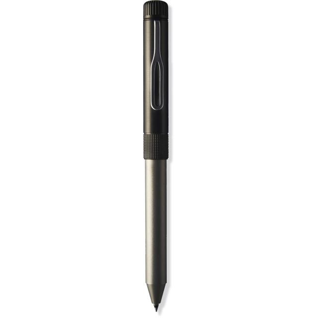 SAKURA craft_lab 004 Multi-function pen (2-color ballpoint pen + mechanical pencil) Ash gray LGB2M8004