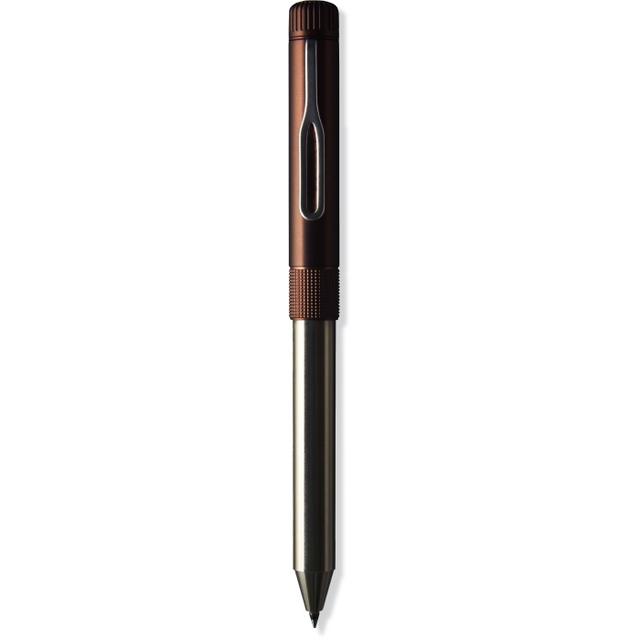 SAKURA craft_lab 004 Multi-function pen (2-color ballpoint pen + mechanical pencil) Garnet Red LGB2M8004