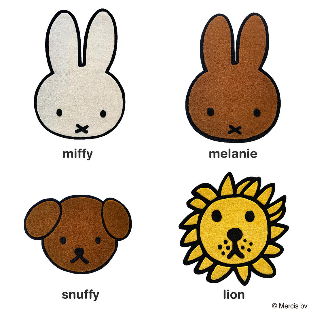 MIFFY Statement Rug Carpet Rug Mat Miffy/Melanie/Snuffy/Lion