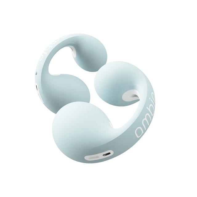 ambie (TSUTAYA ELECTRICS / TSUTAYA BOOKS special color) &quot;Mist Sky&quot; Bluetooth earphones