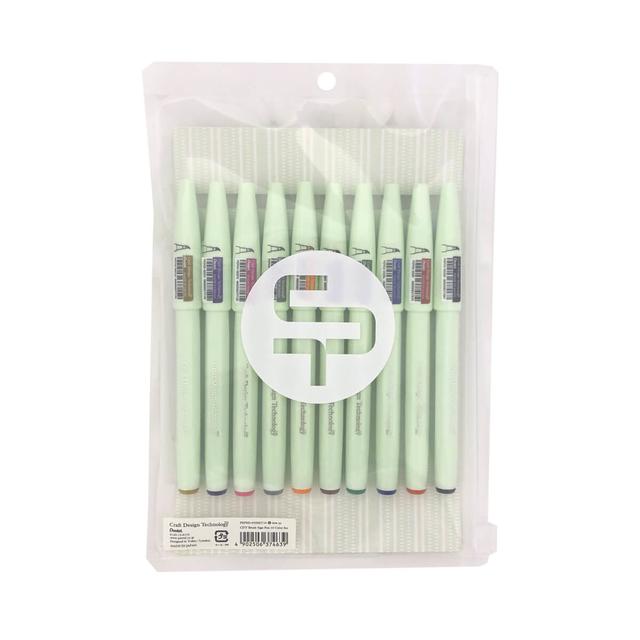 CDT Brush Touch Sign Pen Set of 10