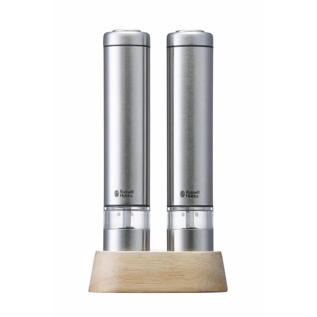 Russell Hobbs Electric Pepper Mill Salt &amp; Pepper Mini Silver