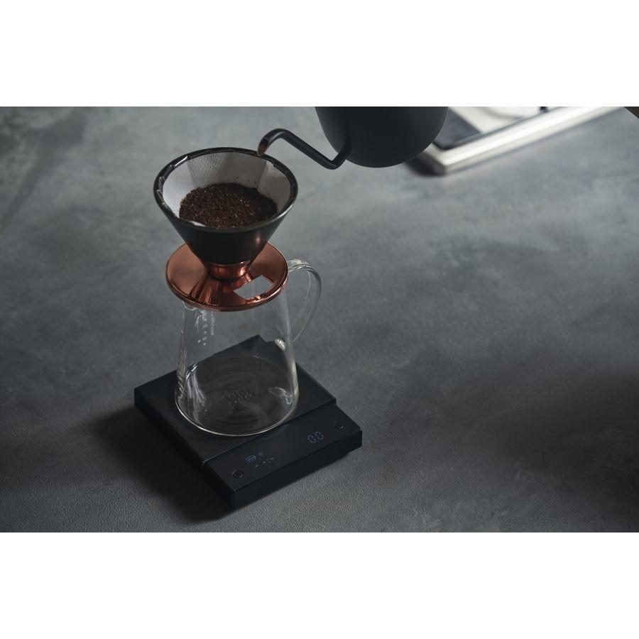 Beasty Coffee by amadana Coffee Scale Black Leather