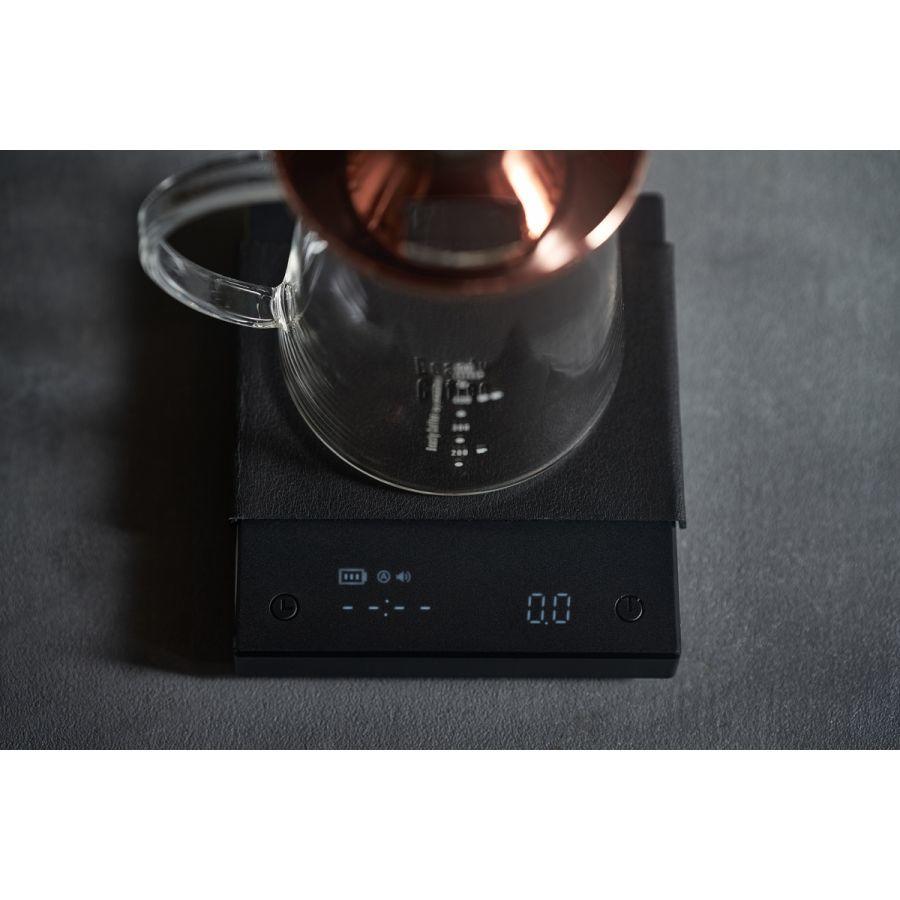 Beasty Coffee by amadana Coffee Scale Black Leather