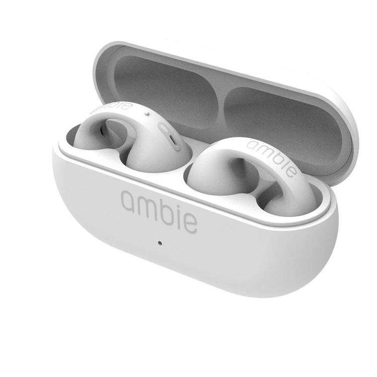 ambie Wireless Earphones Sound Earcuffs White AM-TW01