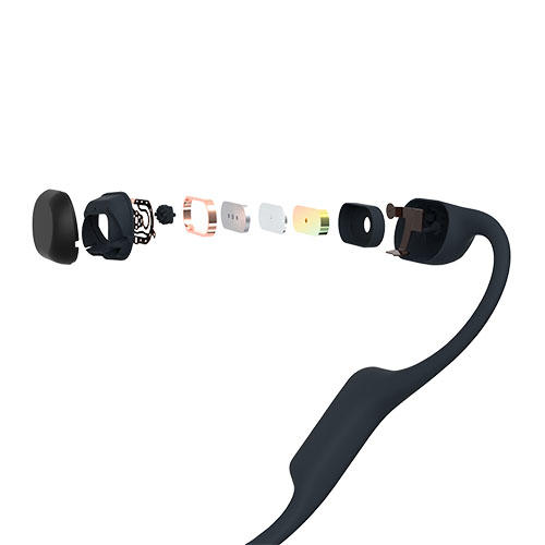 Shokz Bone Conduction Headphones OPENRUN MINI Black