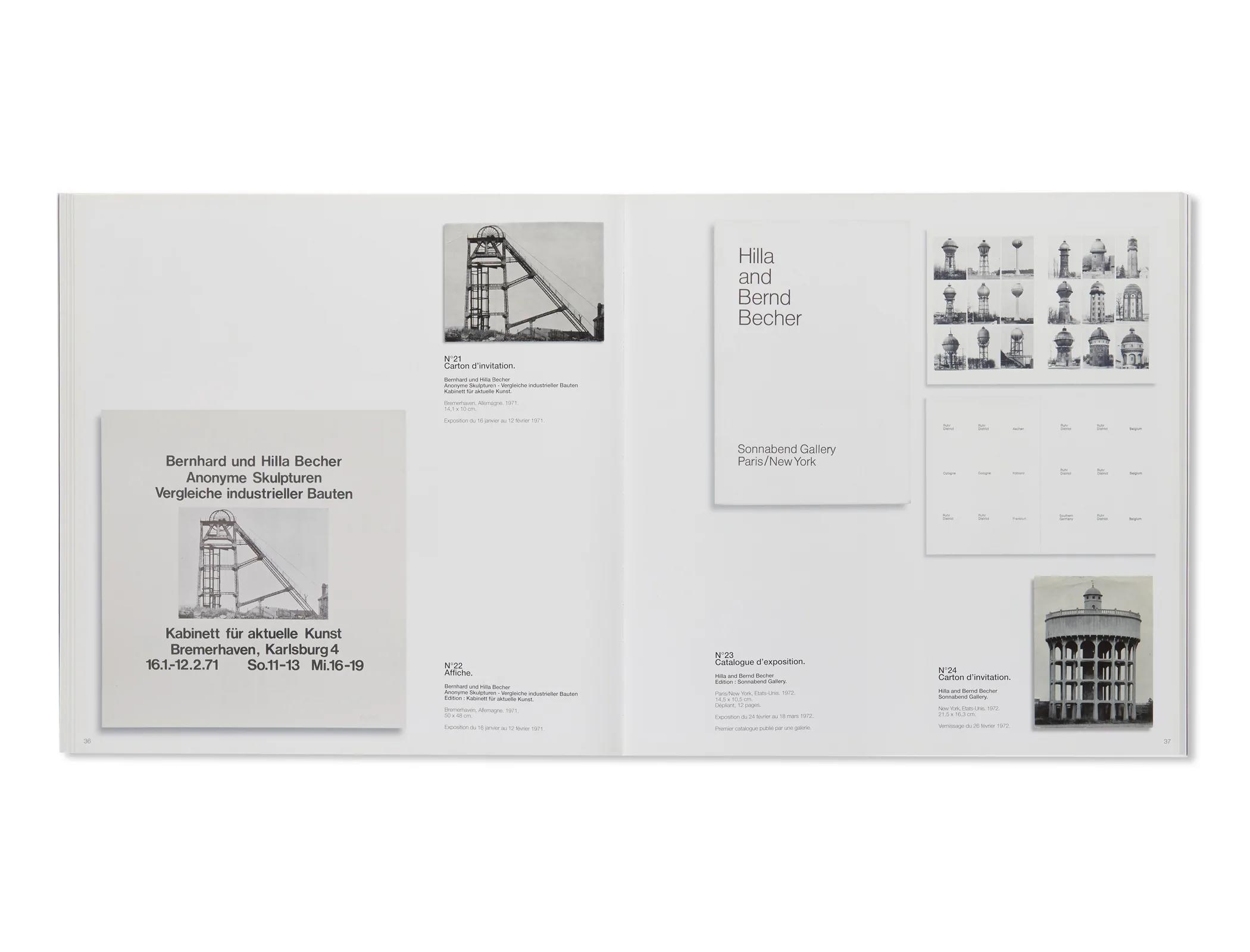 PRINTED MATTER 1964-2013 by Bernd und Hilla Becher Collection of works by Bernd and Hilla Becher