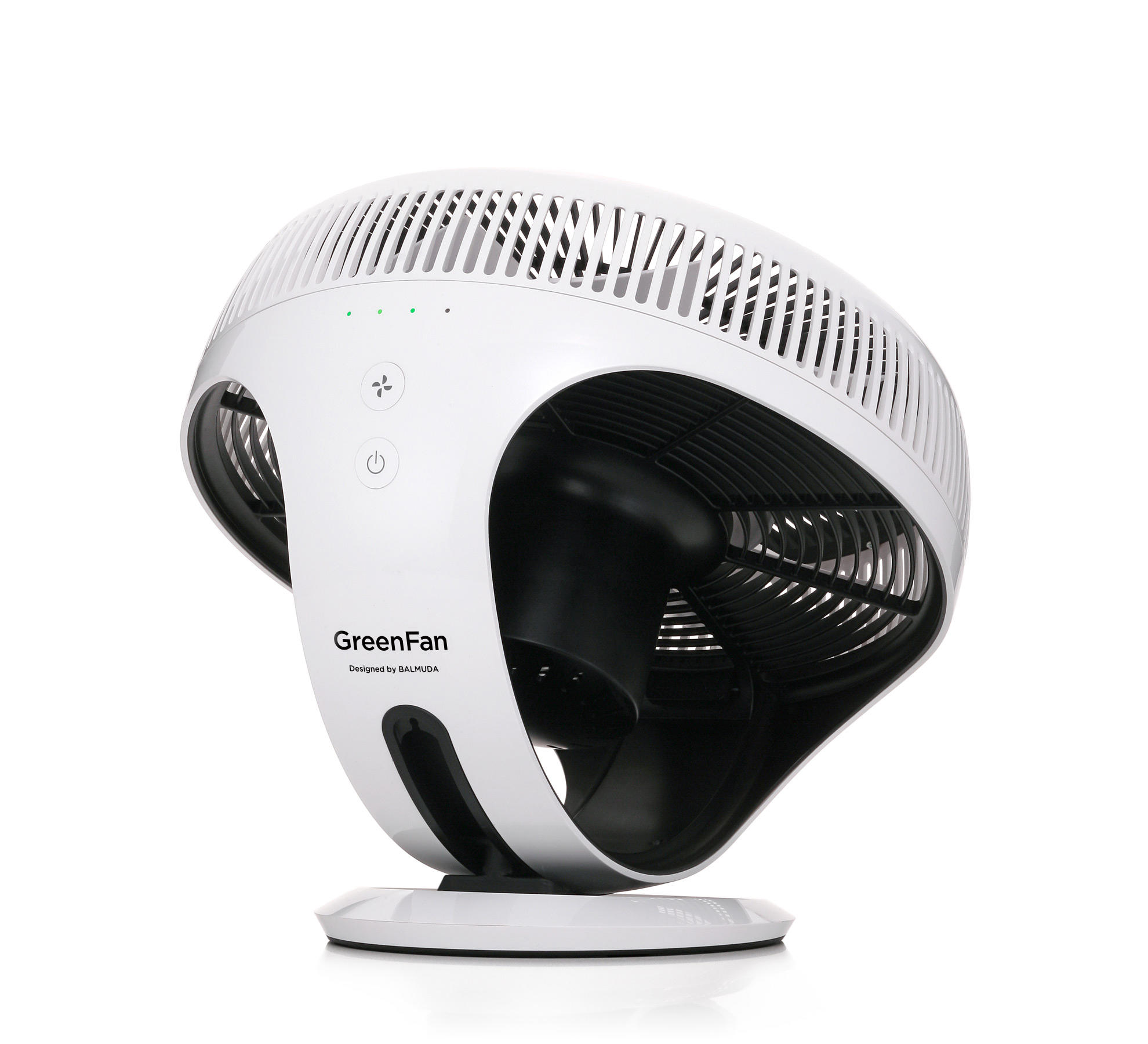 BALMUDA the GreenFan Cirq White x Black EGF-3400-WK