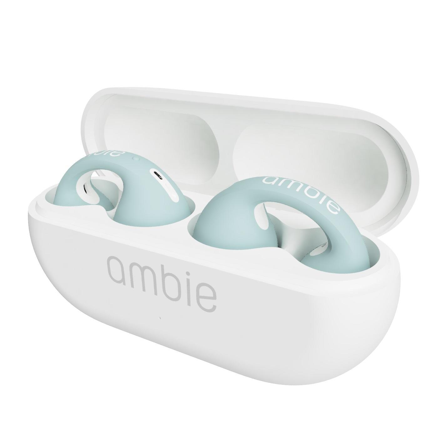 ambie (TSUTAYA ELECTRICS / TSUTAYA BOOKS special color) Mist Sky Bluetooth earphones