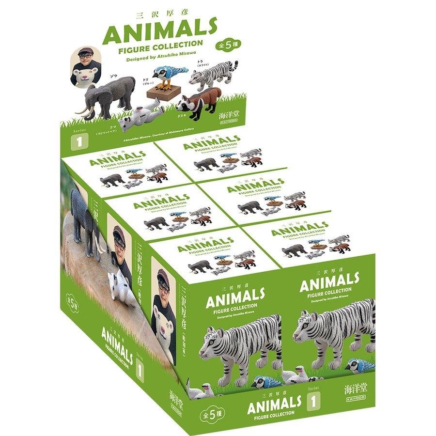 Atsuhiko Misawa ANIMALS figrure collection (1 box contains 6 figures/complete set of 5 types)