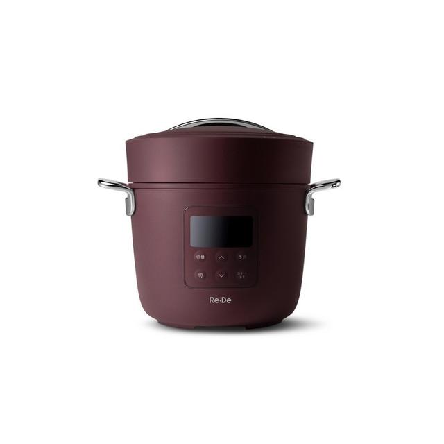 A-Stage Electric Pressure Cooker Re・DePot Red 2L PCH-20LR