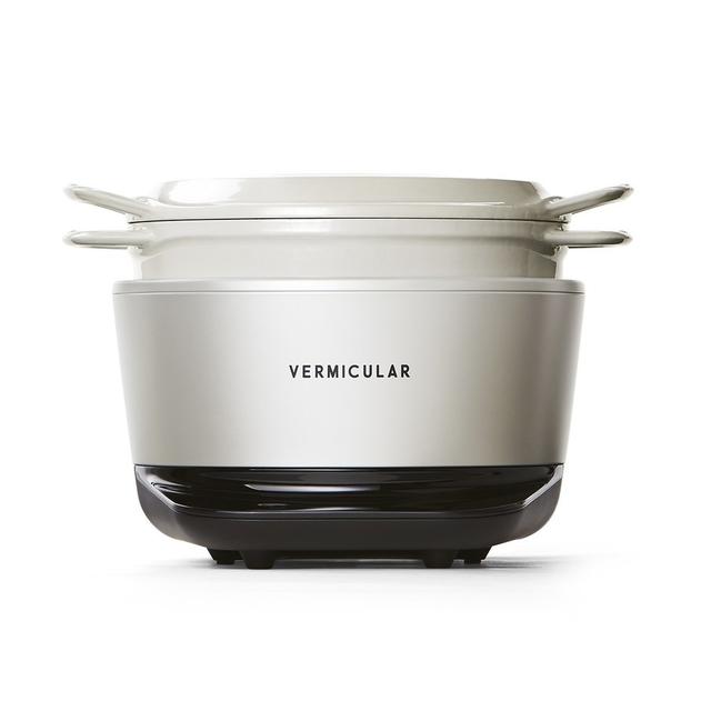 Vermicular Rice Pot (Set) Sea Salt White