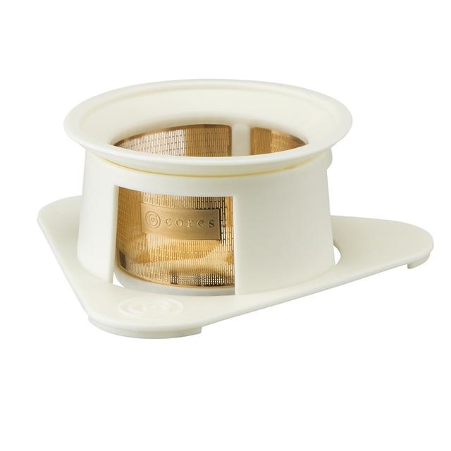 KORRES Single Cup Gold Filter White