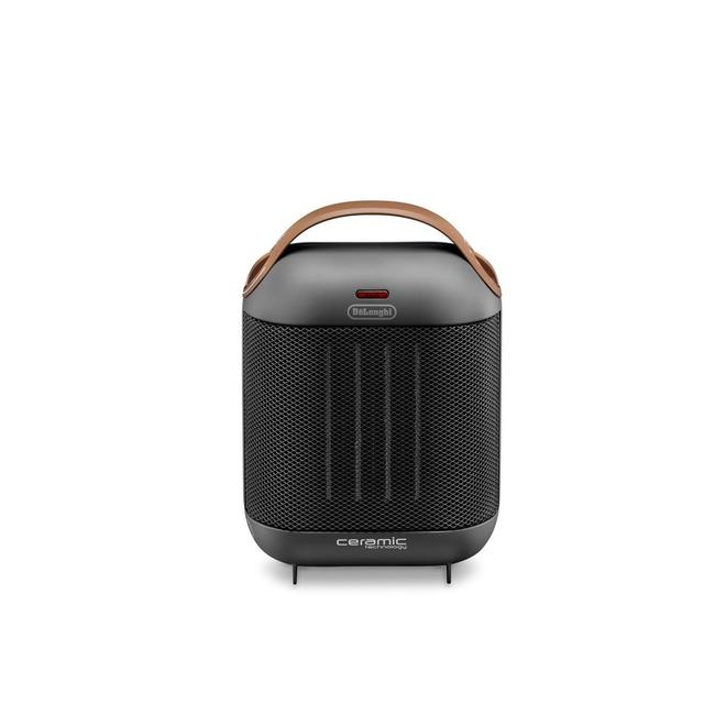 DeLonghi Capsula Ceramic Fan Heater, Asphalt Black