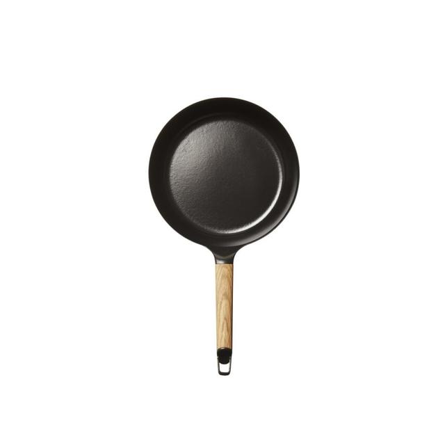 Vermicular Frying Pan, 24cm, Deep, Oak