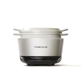 Vermicular Rice Pot Mini (3 cups) Sea Salt White