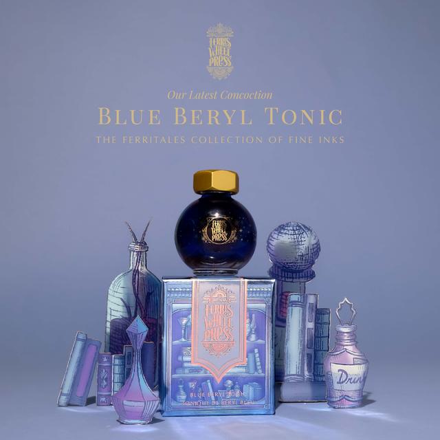 [20ml] Ferris Wheel Press Blue Beryl Tonic Ferris Ink