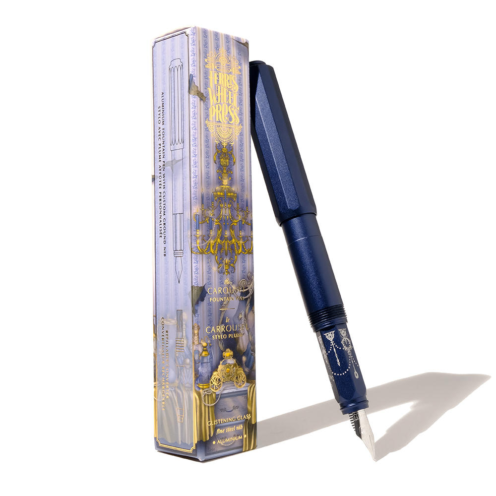 [Limited quantity sale / Ferris Wheel Press] Glistening Glass Carousel Fountain Pen Ferris