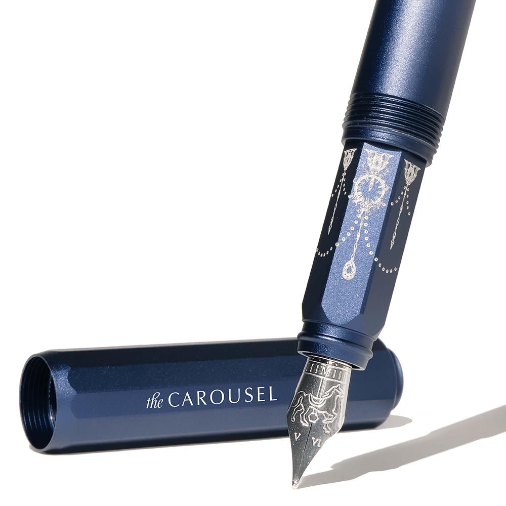 [Limited quantity sale / Ferris Wheel Press] Glistening Glass Carousel Fountain Pen Ferris