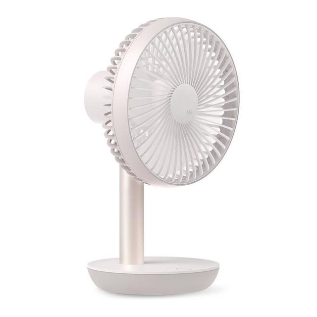 LUMENA Desktop USB Fan with Circulator Function, Pink, LUMENA-FS-PK