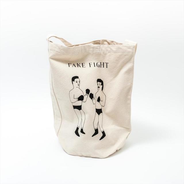 TACOMA FUJI RECORDS x Tomoo Gokita "FAKE FIGHT" Tote Bag