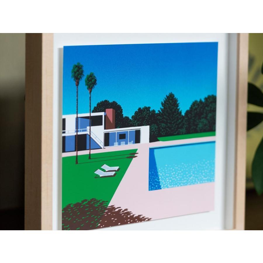 Hiroshi Nagai POOLSIDE Small Art Piece (with frame) Hiroshi Nagai