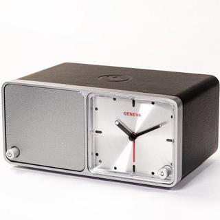 GENEVA Bluetooth(R) Speaker with Clock GENEVA Time (Black)