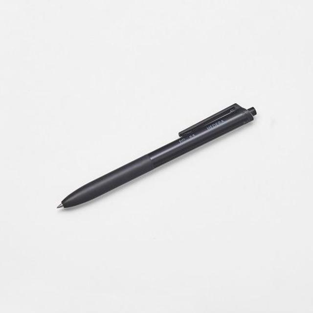 HEDERA Soft Sonic Oil-based Ballpoint Pen, Black, Red