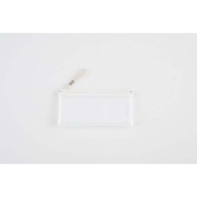 HEDERA Clear Pen Case, White