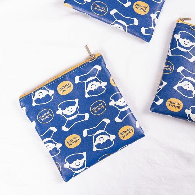 [ondat!] BALANCE YOURSELF zipper pattern pouch / DAY OF HEUNHEUN