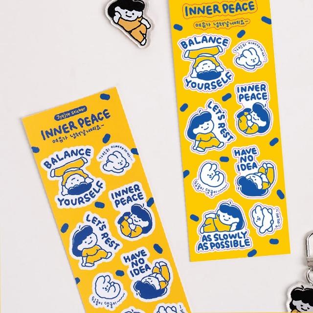 [ondat!] INNER PEACE sticker / DAY OF HEUNHEUN