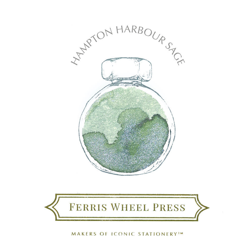 [38ml] Ferris Wheel Press Hampton Harbor Sage Ferris Ink