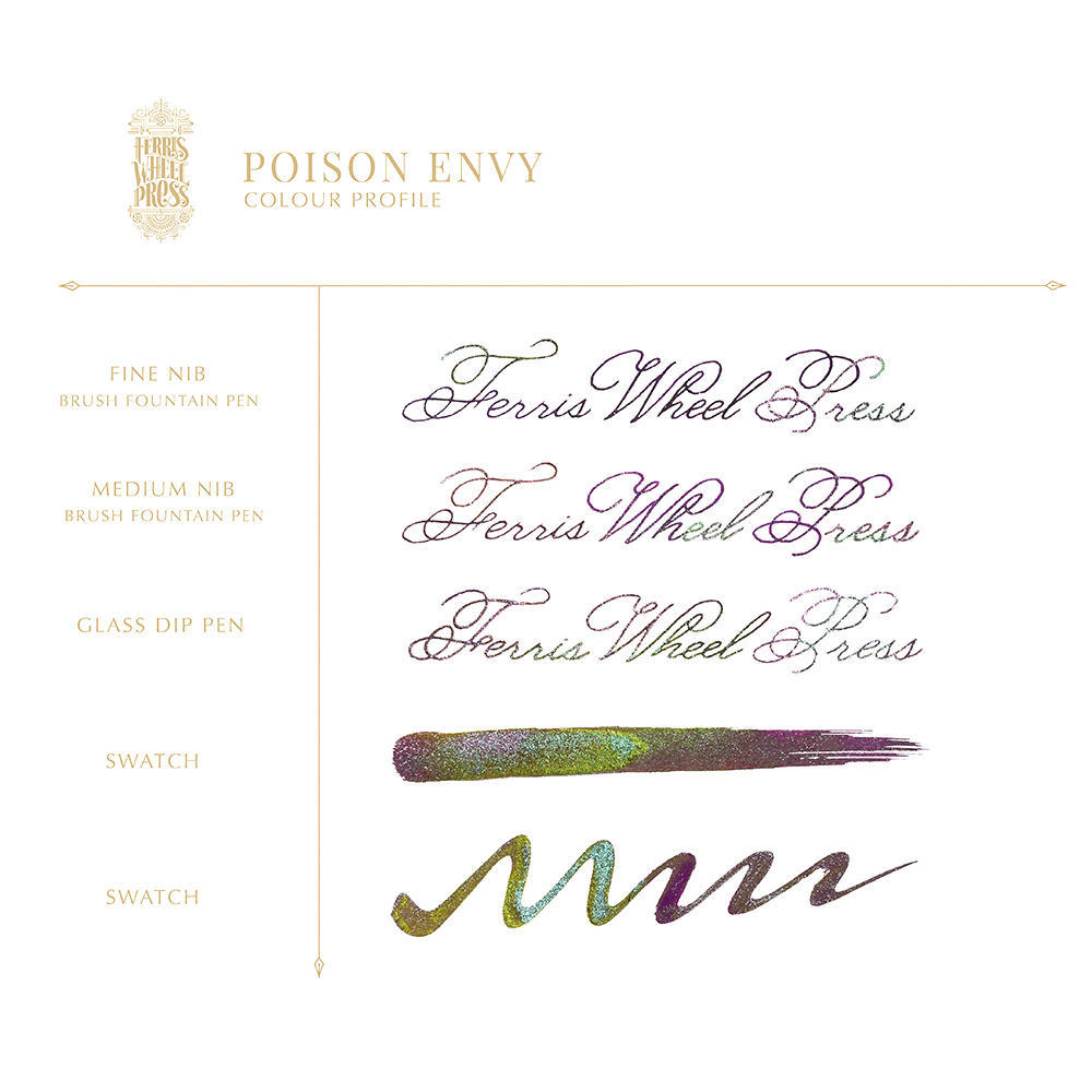 [20ml] Ferris Wheel Press Poison Envy Ferris Ink