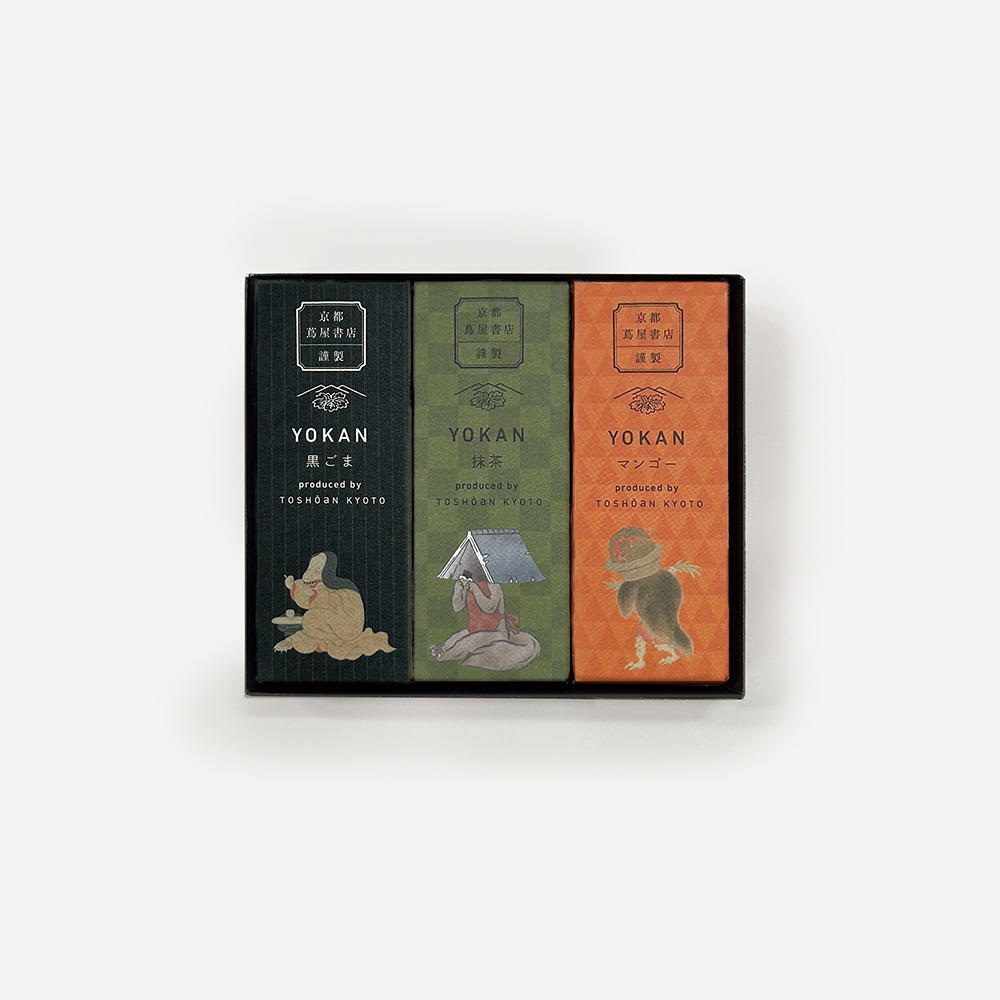 "YOKAN (set of 3)" available only KYOTO TSUTAYA BOOKS