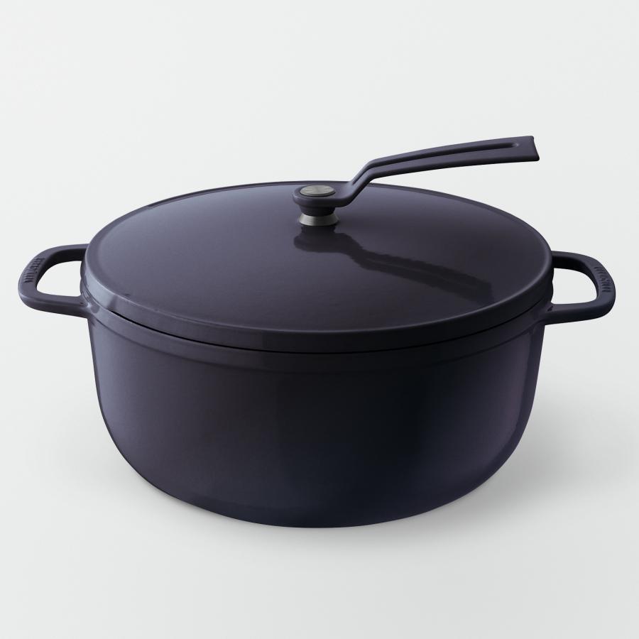 Vermicular Oven Pot 2 26cm [Ocean Navy] (Self-standing lid)