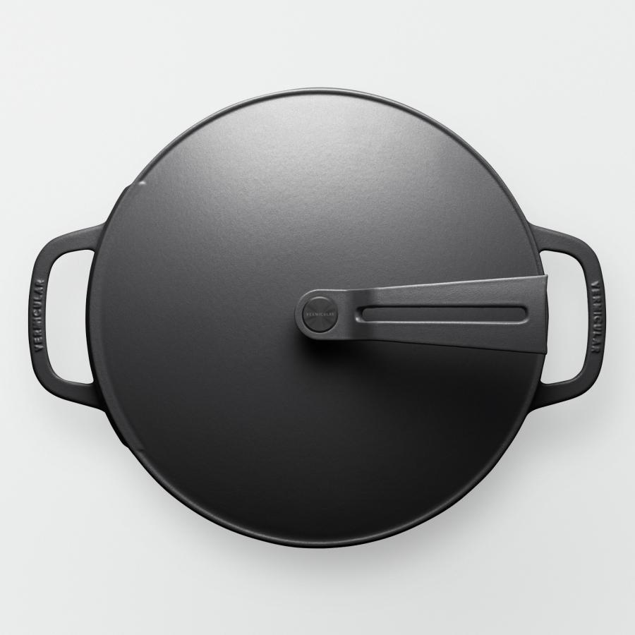 Vermicular Oven Pot 2 26cm [Matte Black] (Self-standing lid)