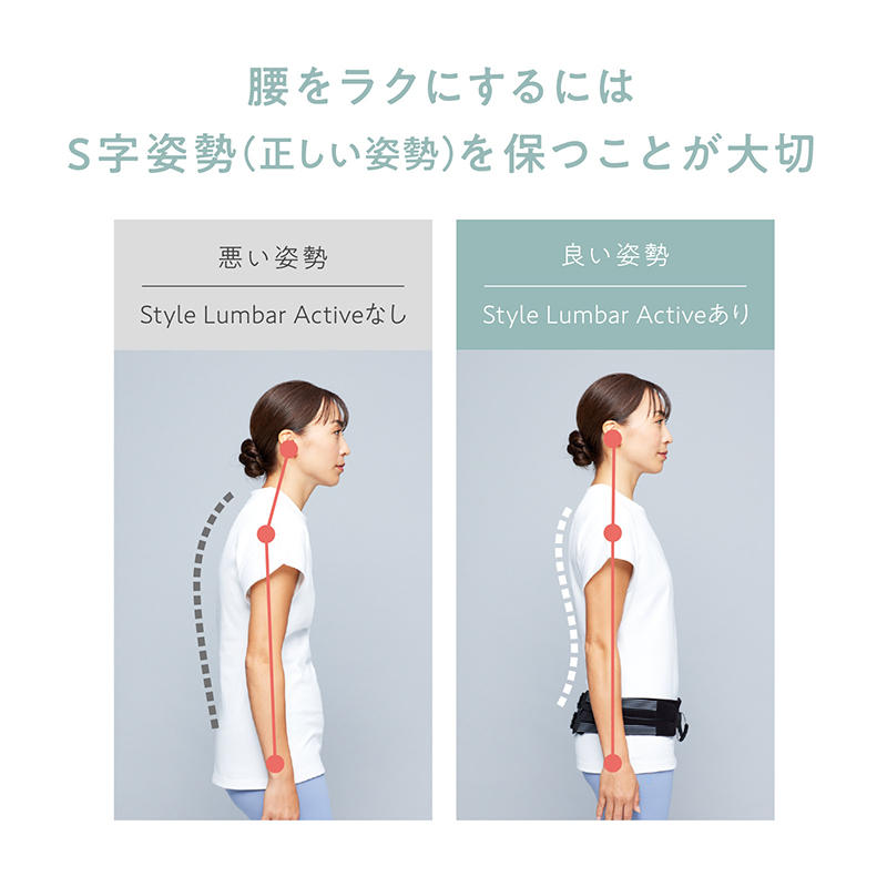 Style Lumbar Active (スタイル ランバー アクティブ) 姿勢サポート YS-BG-03A