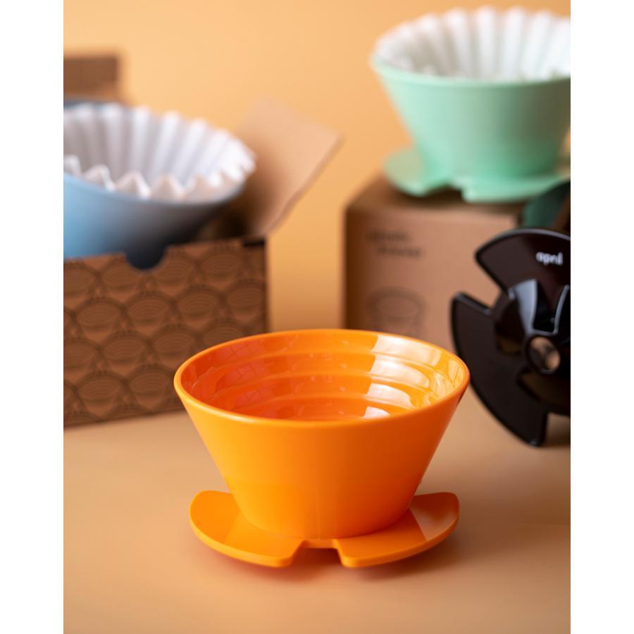 April Plastic Brewer Ver.2 Orange (April Plastic Brewer) Coffee Dripper