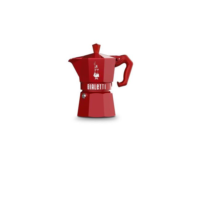 [Limited quantity bonus available] Bialetti Premium Moka Express Exclusive 3 cups Italian Red