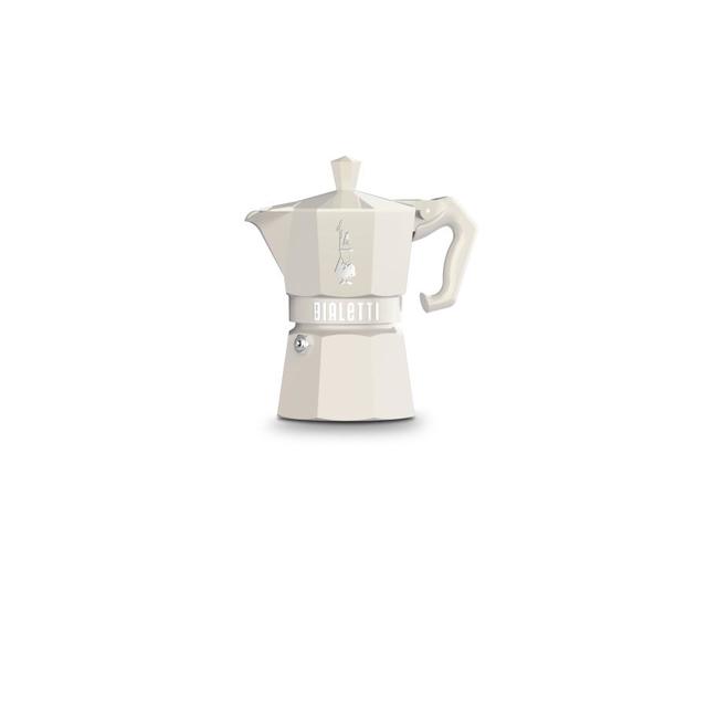 [Limited quantity bonus available] Bialetti Premium Moka Express Exclusive 3 cups cream