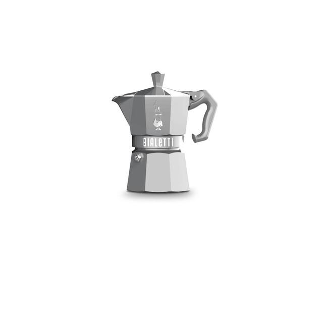 [Limited quantity bonus available] Bialetti Premium Moka Express Exclusive 3 Cups Silver