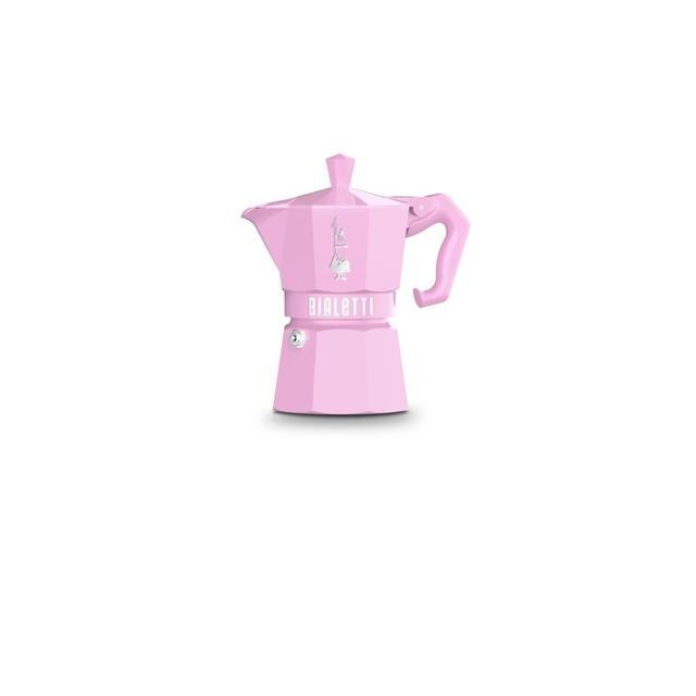 [Limited quantity bonus available] Bialetti Premium Moka Express Exclusive 3 Cups Pink