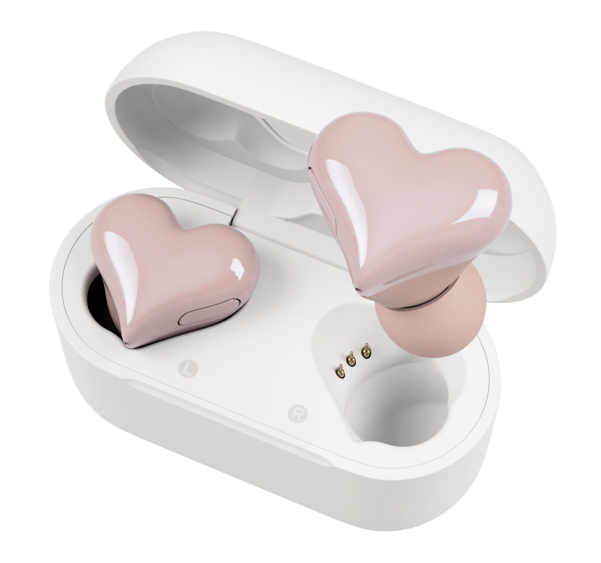 HeartBuds Heart-shaped completely wireless earphones 4 colors