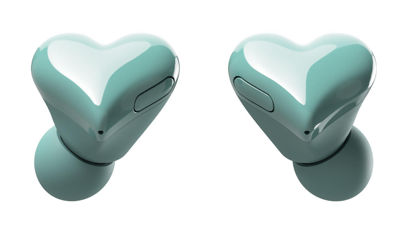 HeartBuds Heart-shaped completely wireless earphones 4 colors