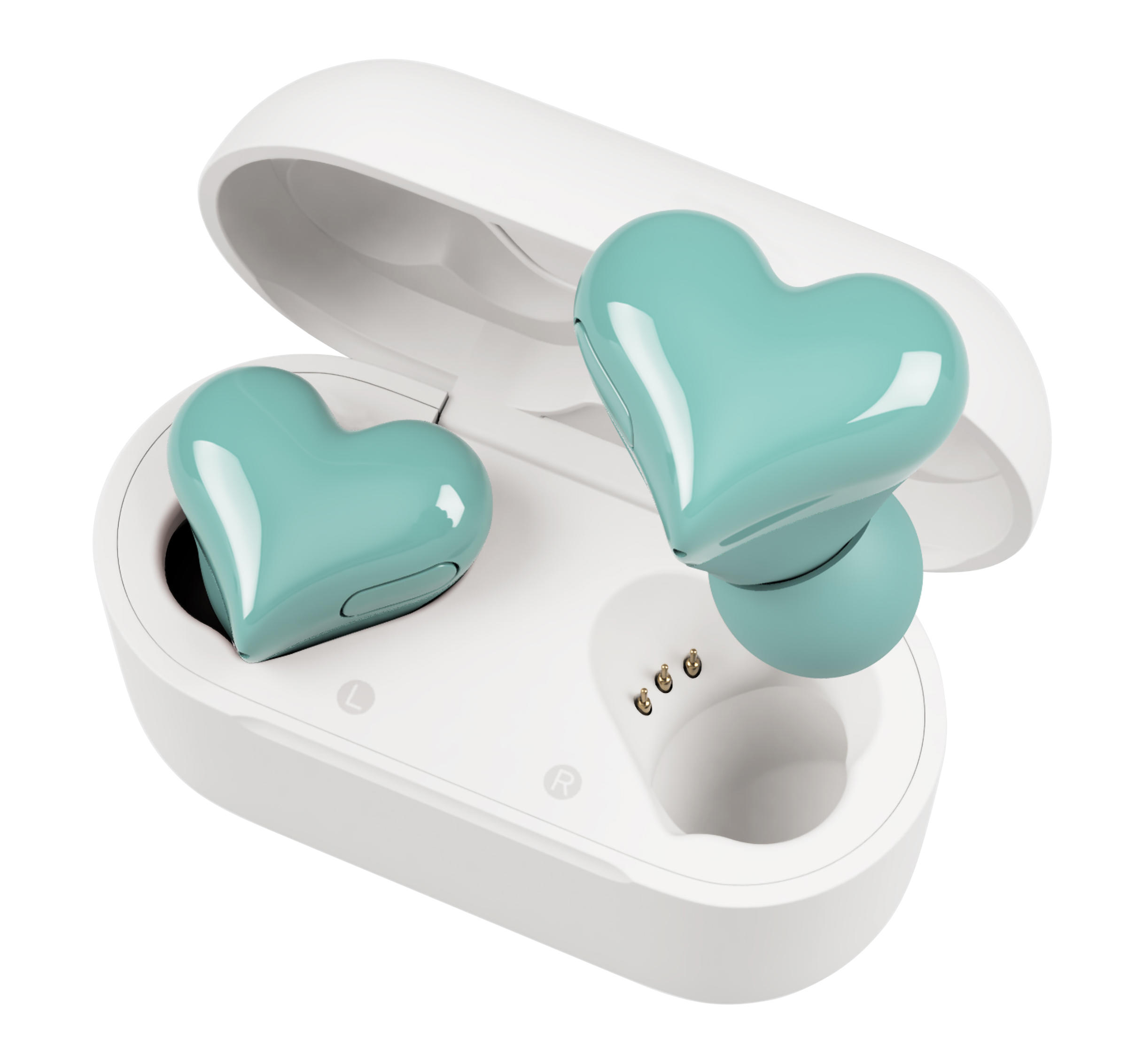 HeartBuds Heart-shaped completely wireless earphones 4 colors