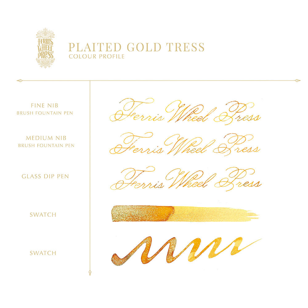 [20ml] Ferris Wheel Press Plaited Gold Tress Ferris Ink