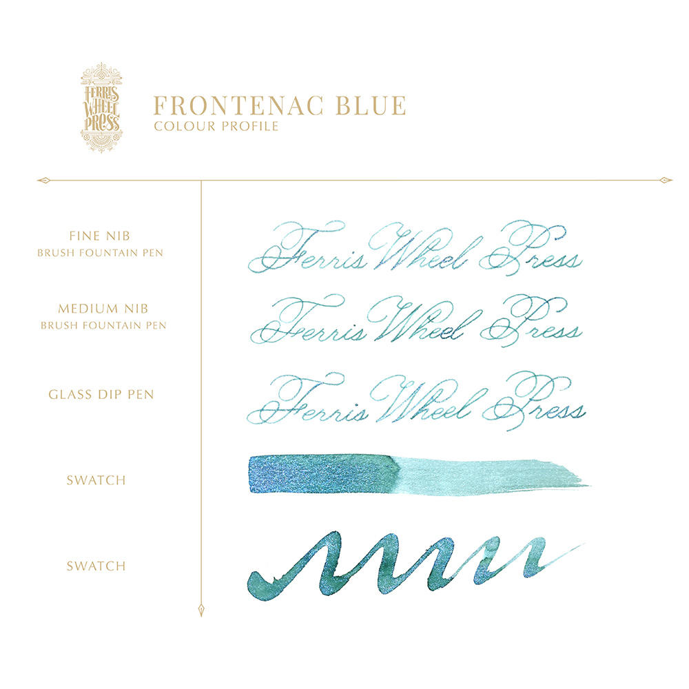 [38ml] Ferris Wheel Press Frontenac Blue Ferris Ink